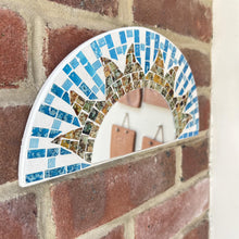 Load image into Gallery viewer, Radiant Sunrise Mosaic Mirror- Illuminate Your Home with Elegance and Charm