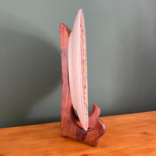 Load image into Gallery viewer, Set of Four, 25cm, 9.5 inch Folding Wooden Plate Stands - Salver, Photo Plate, Display Stand, Wooden Bracket, Picture Frame Holder