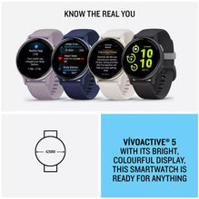 Load image into Gallery viewer, Garmin Vivoactive 5 Smart Watch Heart Rate Monitor GPS Activity - Black