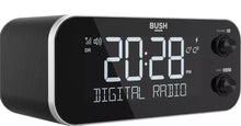 Load image into Gallery viewer, Bush DAB+ Clock Radio with Wireless Charging Dock | 20 Station Presets | Large easy to read Display | Snooze function