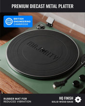 Load image into Gallery viewer, The Majority Stylo Bluetooth Turntable – Racing Green, Refurbished