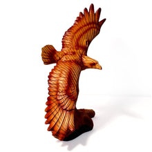 Load image into Gallery viewer, Flying Eagle Wood Effect Ornament