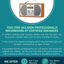 Load image into Gallery viewer, Bush DAB Bluetooth Wooden Radio | | 10 DAB & 10 FM Station Presets | Backlit dot matrix display | Dual alarm function