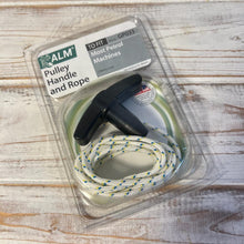 Load image into Gallery viewer, PULLEY HANDLE AND ROPE FOR LAWNMOWER | Lawn mower pull cord | Pull cord replacement to fit most petrol machines | Part number GP033 | 2 metre rope