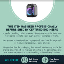 Load image into Gallery viewer, Refurbished Majority Pulse P1 𝗣𝗔𝗥𝗧𝗬 𝗞𝗔𝗥𝗔𝗢𝗞𝗘 𝗕𝗟𝗨𝗘𝗧𝗢𝗢𝗧𝗛 𝗦𝗣𝗘𝗔𝗞𝗘𝗥 with Big Sound and Smart LED Lights – Compact, Portable, Party-Ready Audio for Home, Outdoor, and Events