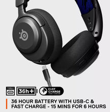 Load image into Gallery viewer, SteelSeries Arctis Nova 4P PS5, PC, Switch Gaming Headset | Black | Wireless | Bluetooth | Noise Cancelling

