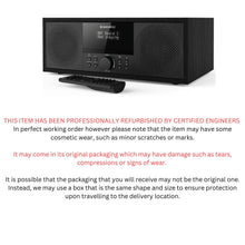 Load image into Gallery viewer, DAB500 CD Player, FM and DAB+ Digital Radio | Bluetooth, Mains Powered, Stereo Speakers, USB, MP3, AUX, Headphone Jack, Custom EQ, Remote Control | Oakcastle DAB Radio and CD-Player | Radio CD Player
