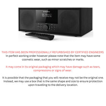Load image into Gallery viewer, DAB500 CD Player, FM and DAB+ Digital Radio | Bluetooth, Mains Powered, Stereo Speakers, USB, MP3, AUX, Headphone Jack, Custom EQ, Remote Control | Oakcastle DAB Radio and CD-Player | Radio CD Player