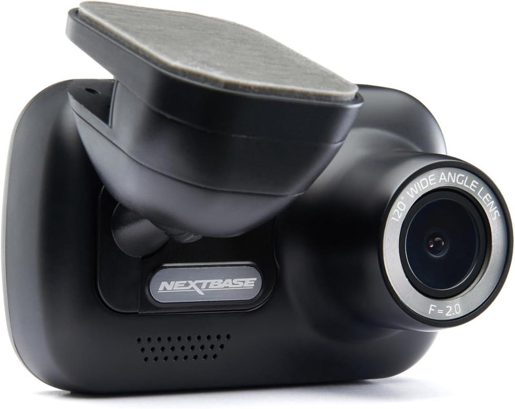 Nextbase 122HD Dash Cam Full 1080p/30fps HD Recording In Car DVR Camera- 120° 5 lane Wide Viewing Angle- Polarising Filter Compatible- Intelligent Parking Mode- G-Sensor- dashcam