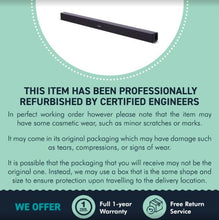 Load image into Gallery viewer, SHARP HT-SB140(MT) 2.0 Soundbar, 150W Slim Wireless Bluetooth Soundbar for TV and Device Streaming with HDMI ARC /CEC, Aux and Digital Optical-In, Wall Mount or Table Top Sound Bar – Black