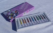 Load image into Gallery viewer, Starter Gouache colour paint set, 12 colours  each 12ml