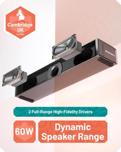 Load image into Gallery viewer, Brand New Oakcastle SB40 60W Bluetooth TV Soundbar with HDMI ARC, Optical & AI 3D Sound