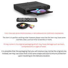 Load image into Gallery viewer, HDMI DVD Player for TV, 1080P Region Free DVD Players for TV, Slim Mini DVD Player with Remote Control, USB DVD Player with CD Compatibility, HDMI or AV Output | Majority DVD Player for Smart TV