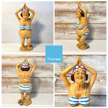 Load image into Gallery viewer, CUTE OLD DEAR resin FIGURINE | Seaside ornament | bathroom ornaments | beach figurine | 15cm (H) | Swimmer | Old Deer | Timeless Treasures