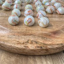 Load image into Gallery viewer, 30cm Diameter MANGO WOOD SOLITAIRE BOARD GAME with PANAMERICAN GLASS MARBLES | |classic wooden solitaire game | strategy board game | family board game | games for one | board games