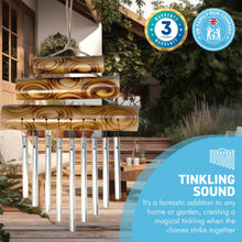 Load image into Gallery viewer, SMALL TRIPLE BAMBOO CHIME| Windchimes | Garden Chimes | Bamboo Windchimes | Indoor and Outdoor | Feng Shui | Meditation | Garden Sounds