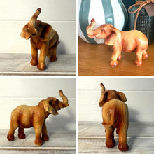 Load image into Gallery viewer, The Little Elephant – A 9cm Wood-effect Figurine