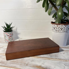 Load image into Gallery viewer, WOODEN INLAID BACKGAMMON SET 30cm x 18cm| Classic Strategy Board Game | Wooden playing pieces and dice | Inlaid playing board | back gammon| Backgamon | Magnetic closure