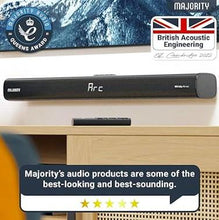 Load image into Gallery viewer, 2.1.2 Dolby Atmos Soundbar | Wall Mountable Bluetooth 3D Sound with 160W Upfiring Speakers | Digital Display, EQ Controls | HDMI, Optical, Aux | Bracket/Fixings and Remote Included | Majority Elias