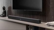Load image into Gallery viewer, SHARP HT-SB140(MT) 2.0 Soundbar, 150W Slim Wireless Bluetooth Soundbar for TV and Device Streaming with HDMI ARC /CEC, Aux and Digital Optical-In, Wall Mount or Table Top Sound Bar – Black