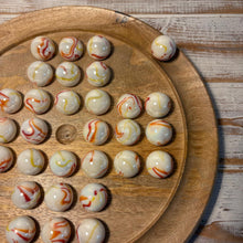 Load image into Gallery viewer, 30cm Mango Board Solitaire with Gelato 25mm Marbles