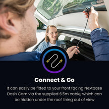 Load image into Gallery viewer, Nextbase Dash Cam Compatible Rear Window Full Rear View Camera Compatible with 322GW, 422GW, 522GW, 622GW Dash Cams All Round Protection, Fully Adjustable Magnetic Mount