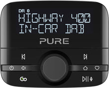 Load image into Gallery viewer, Refurbished Pure Highway 400 In-Car DAB+/DAB Digital Radio FM Adapter with Bluetooth for Music Playback – DAB Car Radio Adapter/Transmitter and Bluetooth FM Transmitter, Black