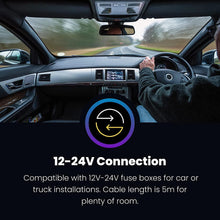 Load image into Gallery viewer, Nextbase Series 2 Dash Cam rear Hardwire Kit- 5m Cable for Nextbase Dashcams 122, 222, 322GW, 422GW, 522GW, 622GW Hard Wiring Kit mini USB adapter