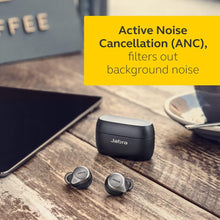 Load image into Gallery viewer, Jabra Elite 75t Earbuds - Active Noise Cancelling Wireless Bluetooth Earbuds with Long Battery Life for In Ear True Wireless Calls and Music | Titanium Black