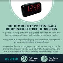 Load image into Gallery viewer, Bush Black Big Numbers LED Alarm Clock Radio | 20 Preset stations | Dual alarm with snooze function