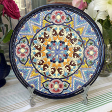 Load image into Gallery viewer, Pair of Large 10 inch Metal Easel Silver Finish | Plate holder | Display stand | Metal Frame Holders for Photo Pictures Decorative Plate Dish | 25cm (H) x 15cm  (Deep) | Picture Easel |Wedding tables