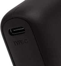 Load image into Gallery viewer, Veho Pebble PZ-5 𝗣𝗢𝗥𝗧𝗔𝗕𝗟𝗘 𝗣𝗢𝗪𝗘𝗥 𝗕𝗔𝗡𝗞 5000mAh, USB-C Rechargeable Battery Pack, Compact Phone & Tablet Charger, Model VPP-114-PZ5-B