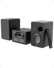 Load image into Gallery viewer, Refurbished Majority 𝗛𝗢𝗠𝗘𝗥𝗧𝗢𝗡 𝗛𝗜𝗙𝗜 𝗦𝗧𝗘𝗥𝗘𝗢 𝗦𝗬𝗦𝗧𝗘𝗠 | DAB/DAB+ Digital Radio, FM, CD Player, Internet Radio, Bluetooth 5.3, WiFi Dual Band, USB Playback, Spotify Connect, Remote Control & Dual Speakers