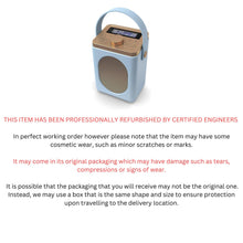 Load image into Gallery viewer, DAB, DAB+ Digital and FM Bluetooth radio | Battery and Mains Powered Portable DAB Radio | Majority Little Shelford | Bluetooth Connectivity, Dual Alarm, 15 Hours Playback and LED Display | Duck Egg