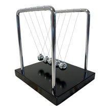 Load image into Gallery viewer, NEWTONS CRADLE Desk Gadget | Desk Toy | Science Gadget | Stress Relief Gadget | Meditation Accessories | Fun to Watch| Pendulum | Office Gadgets