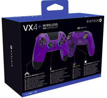 Load image into Gallery viewer, Gioteck VX4+ PS4 Wireless RGB Controller � Purple