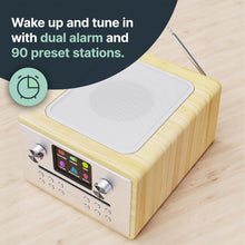 Load image into Gallery viewer, Majority HOMERTON INTERNET RADIO, DAB Radio & CD Player Music System | Bluetooth & Universal Plug and Play | USB Playback | Dual Alarm Clock