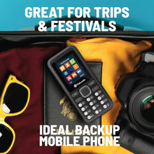 Load image into Gallery viewer, Unlocked Basic Mobile Phone | Dual SIM & Micro SD Card Slot | Bluetooth Enabled | 7 Day Battery Life Backup Mobile Phone | Media & Games | Sim Free Pay As You Go Mobile Phone | Oakcastle F100
