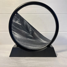 Load image into Gallery viewer, 18cm diameter Moving Sand Art Picture |  Sand Art Liquid Motion |  Quicksand Decor 3D Hourglass |  Deep Sea Sandscape Round Glass Sand Art Flowing Sand Frame Home Office Desktop Decor