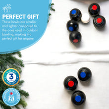 Load image into Gallery viewer, DRAKES CARPET BOWLS | Indoor bowls set | Bowls game for adults and children | CARPET BOWLS GIFT | French boules set | Each bowl is 2 inches in diameter.