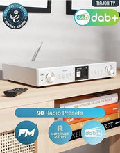 Load image into Gallery viewer, Bluetooth Internet Radio with DAB+ | Digital Tuner | Fitzwilliam 2024 Silver