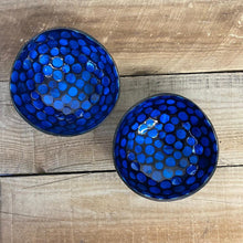 Load image into Gallery viewer, Two Coconut bowl with Deep Blue lacquered interior