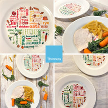 Load image into Gallery viewer, Pair of Colourful melamine PORTION CONTROL PLATE for Adults to Encourage Healthy Eating, Melamine Diet Plate Visually Divided for Slimming and Weight Loss | 100% Certified Food-Safe & BPA-Free Melamine
