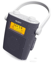 Load image into Gallery viewer, Majority Eversden Waterproof DAB Radio with Bluetooth | Portable IPX5 Shower DAB