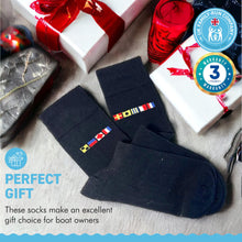 Load image into Gallery viewer, Code Flag Socks | Sailing Gift | Gifts for boat owners | Nautical socks | Cotton rich | Adult Size UK 6-12 EU 39-46