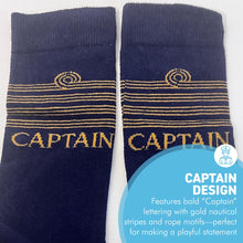 Load image into Gallery viewer, Novelty Captain Socks, Sailing Enthusiast Gift, Ankle Captain Socks