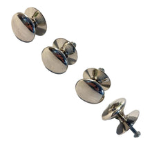 Load image into Gallery viewer, Cherema Nickel Knob | Set of 4 door knobs | Nickel cupboard knobs | Cabinet hardware | Antique nickel cupboard handles | Cupboard door handles | 30mm