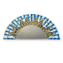 Load image into Gallery viewer, Radiant Sunrise Mosaic Mirror- Illuminate Your Home with Elegance and Charm