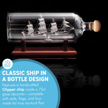 Load image into Gallery viewer, Ship in a Bottle Decanter