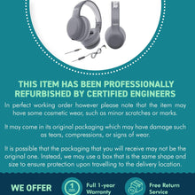 Load image into Gallery viewer, Majority WIRED KIDS HEADPHONES OVER EAR | Comfort Soft Cushion Earpads | Lightweight & Fully Foldable Childrens Headphones Superstar | 85-94db Volume Limiter for School, Travel & Home | Grey